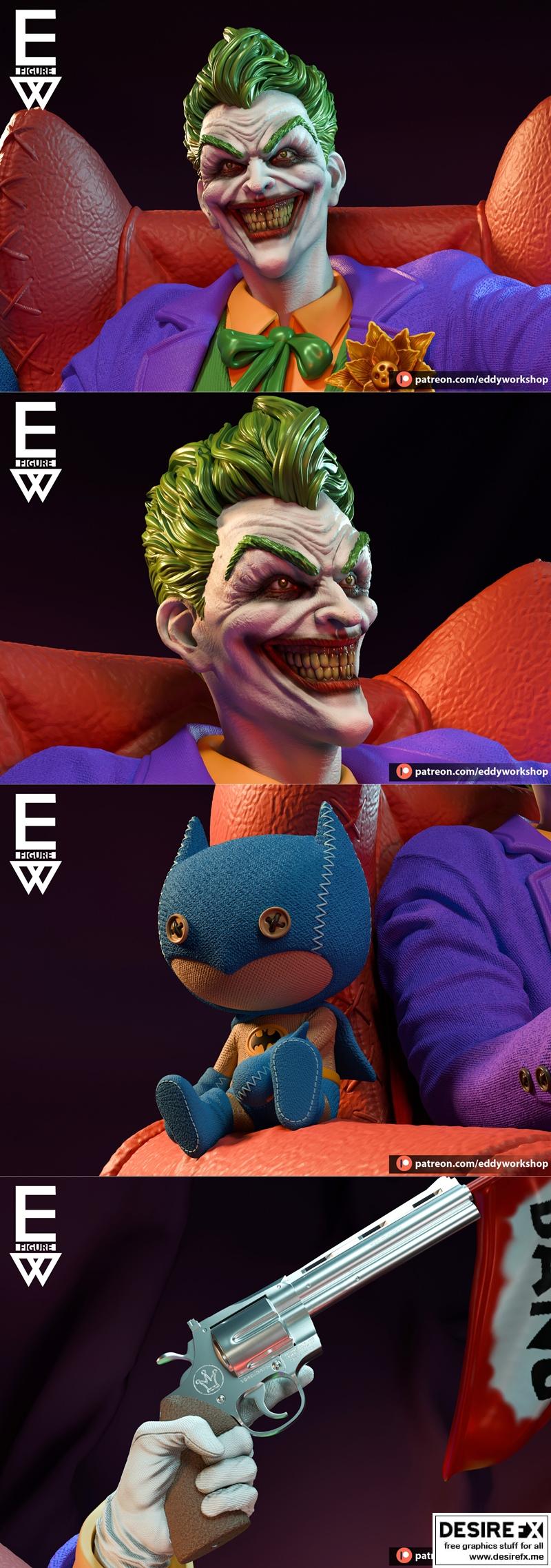 Eddy’s Workshop – Joker – 3D Print Model STL