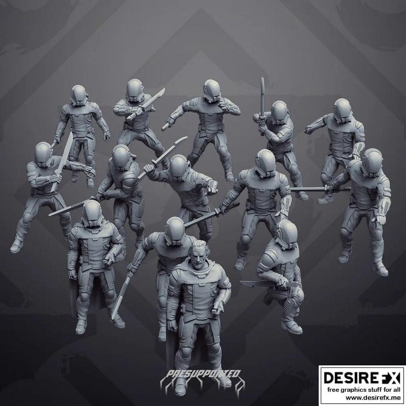 帝国禁卫军——3D打印模型|Imperial Janissaries – 3D Print Model