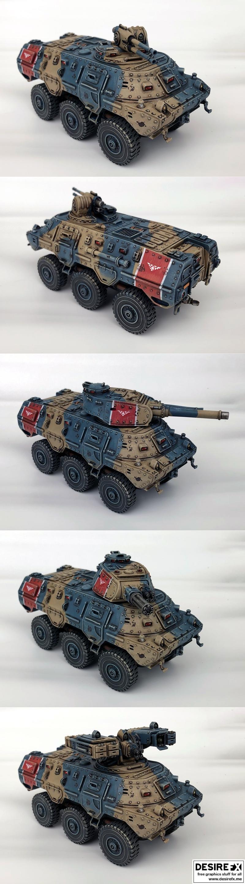 迷你托鲁斯轮式战车 - 3D打印模型|Minotaur Wheeled IFV – 3D Print Model STL