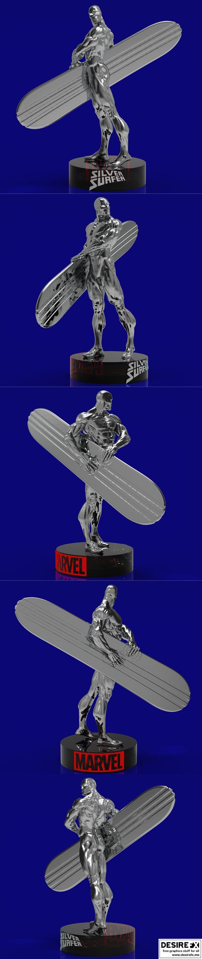 Silver Surfer – 3D Print Model STL