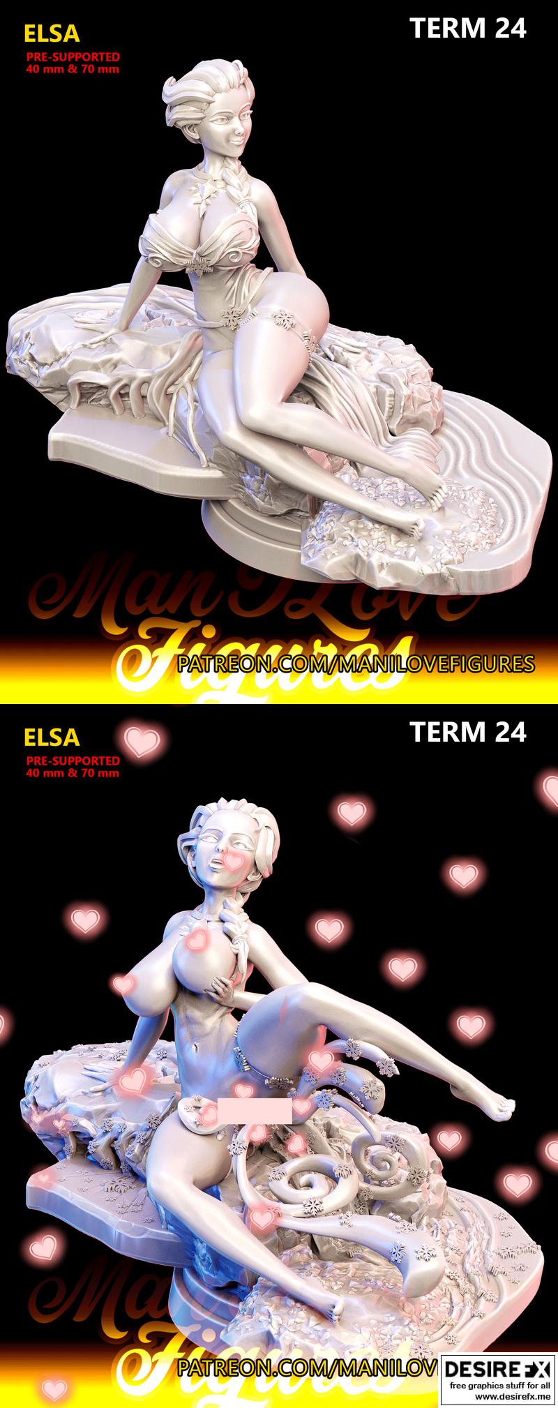 Elsa 3D打印模型|Elsa – 3D Print Model