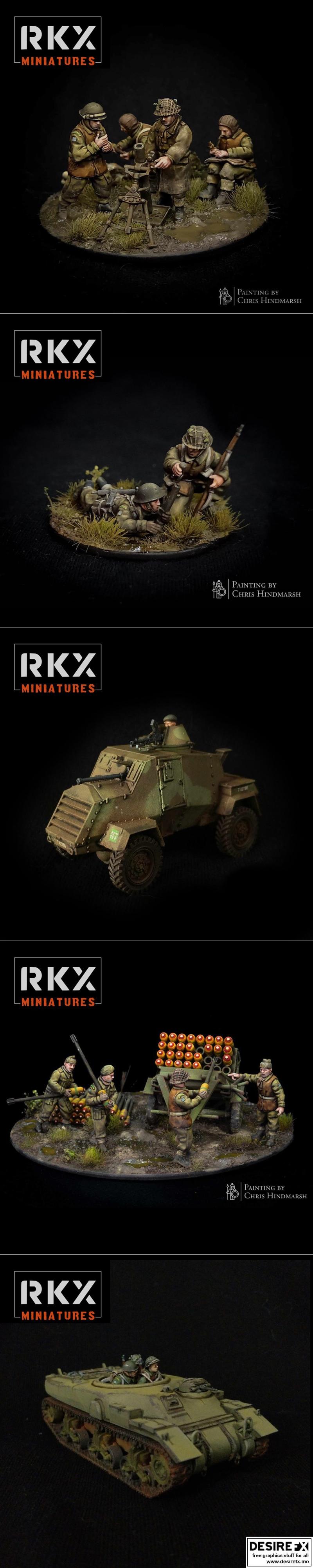 RKX迷你模型——突袭行动 第一章 3D打印模型|Rkx Miniatures – Operation Plunder Part 1 – 3D Print Model STL