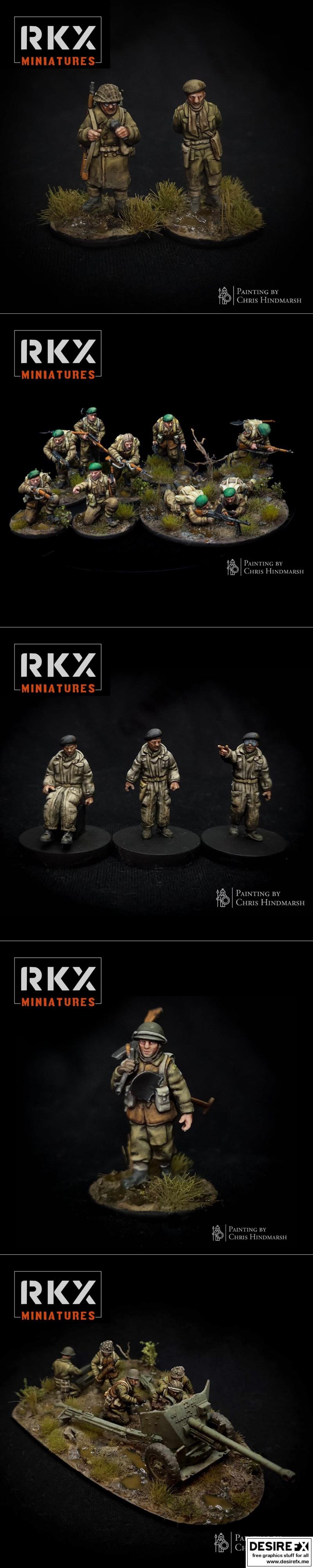 RKX迷你模型——突袭行动 第一章 3D打印模型|Rkx Miniatures – Operation Plunder Part 1 – 3D Print Model STL