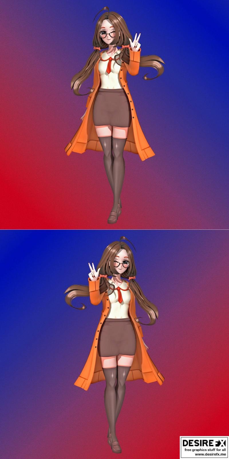 4月教师 3D打印模型 STL|April, Teacher – 3D Print Model STL