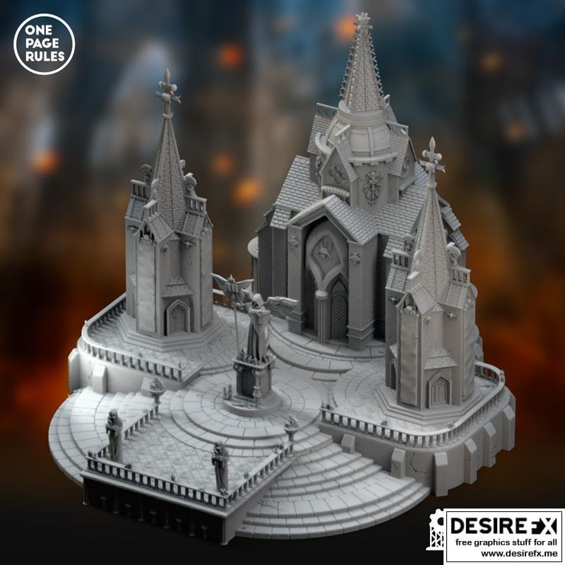 祝福姐妹组——大型地形——3D打印模型|Blessed Sisters – Large Terrain – 3D Print Model STL