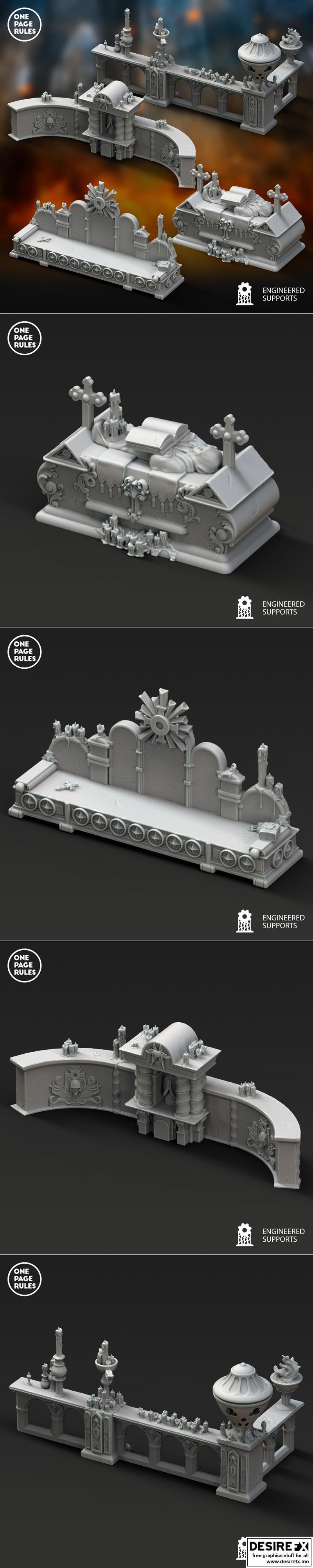 祝福姐妹们——小地形3D打印模型|Blessed Sisters – Small Terrain – 3D Print Model STL