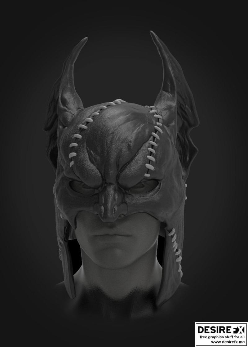 冰封蝙蝠侠 3D打印模型|Caveman Batman – Batman Fighting the Frozen – 3D Print Model STL