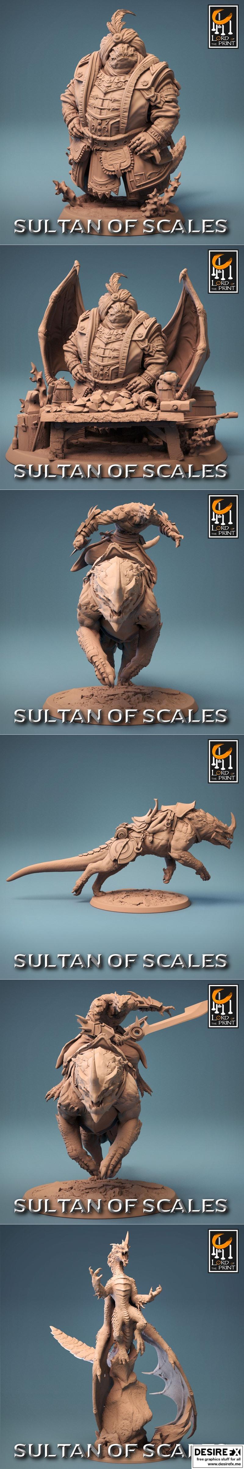 Lord of the Print – Sultan of Scales September 2023 – 3D Print Model STL