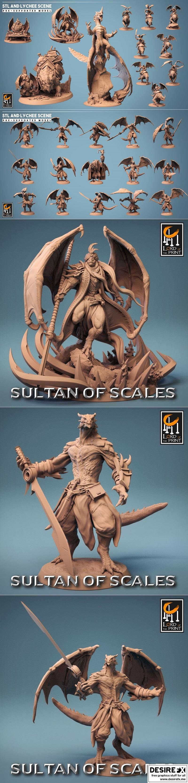 Lord of the Print – Sultan of Scales September 2023 – 3D Print Model STL