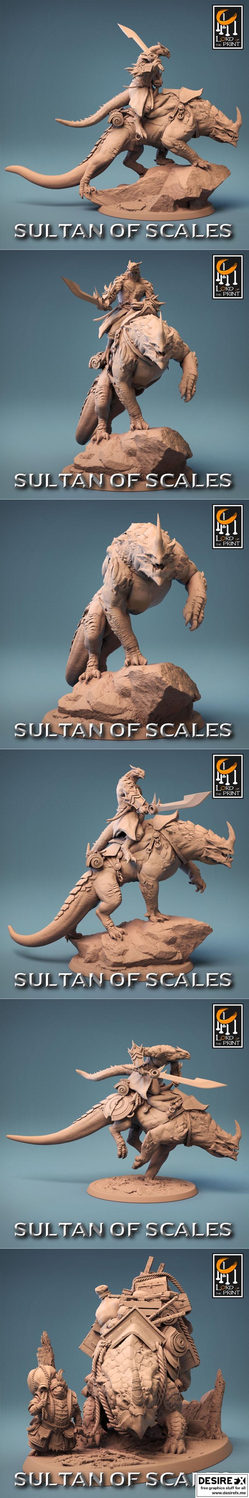 Lord of the Print – Sultan of Scales September 2023 – 3D Print Model STL
