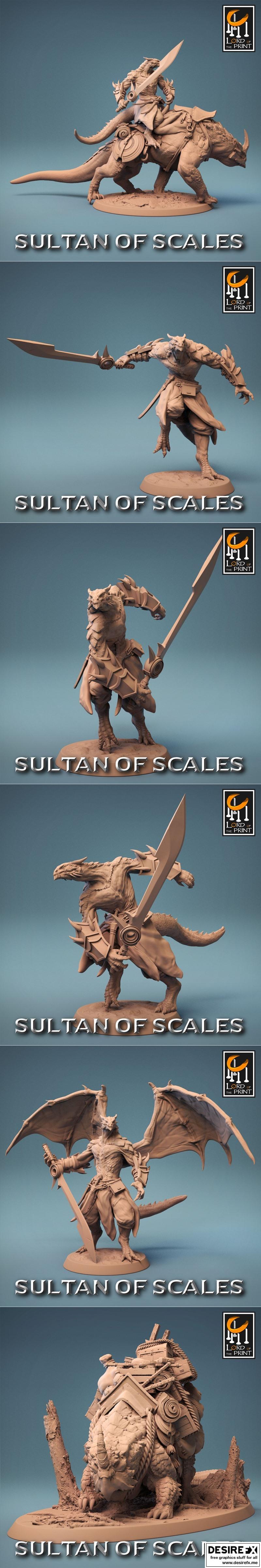 Lord of the Print – Sultan of Scales September 2023 – 3D Print Model STL