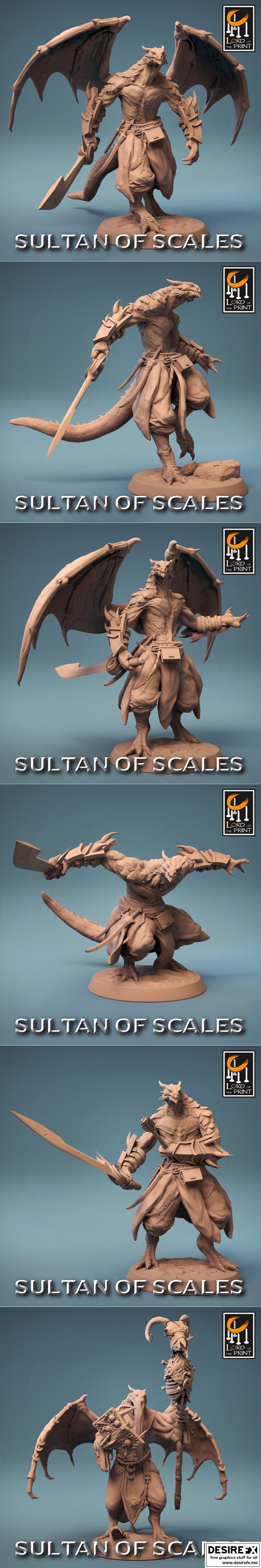 Lord of the Print – Sultan of Scales September 2023 – 3D Print Model STL