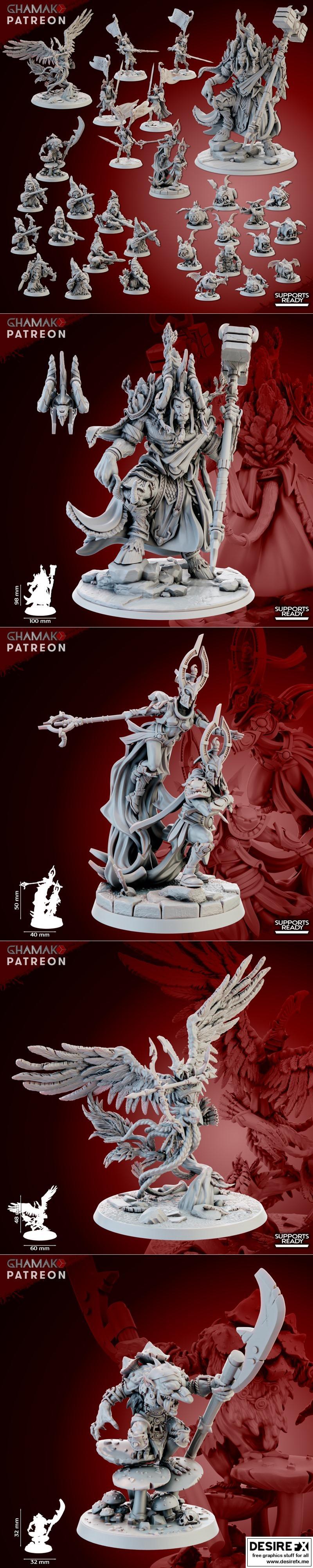 Ghamak幻想三月2023 3D打印模型|Ghamak – Fantasy March 2023 – 3D Print Model STL