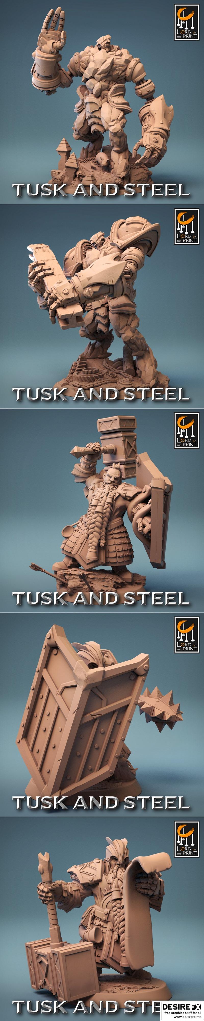 Lord of the Print – Tusk and Steel August 2023 – 3D Print Model STL