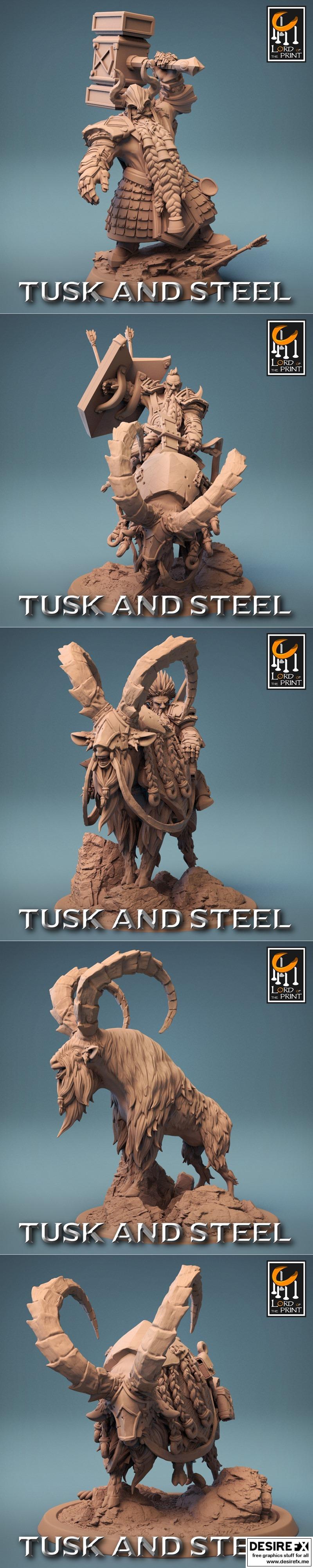 Lord of the Print – Tusk and Steel August 2023 – 3D Print Model STL
