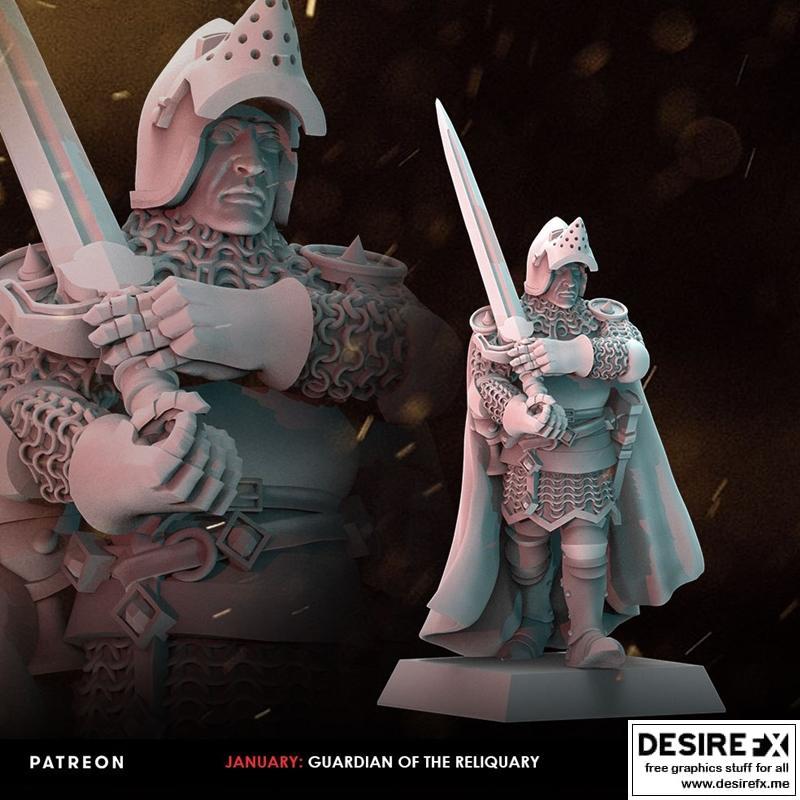 reliquary守护者 3D打印模型|Guardian of the Reliquary – 3D Print Model STL