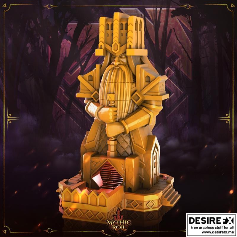 骰子塔——巴德尔圣所——3D打印模型|Dice Tower – Baldur’s Shrine – 3D Print Model STL