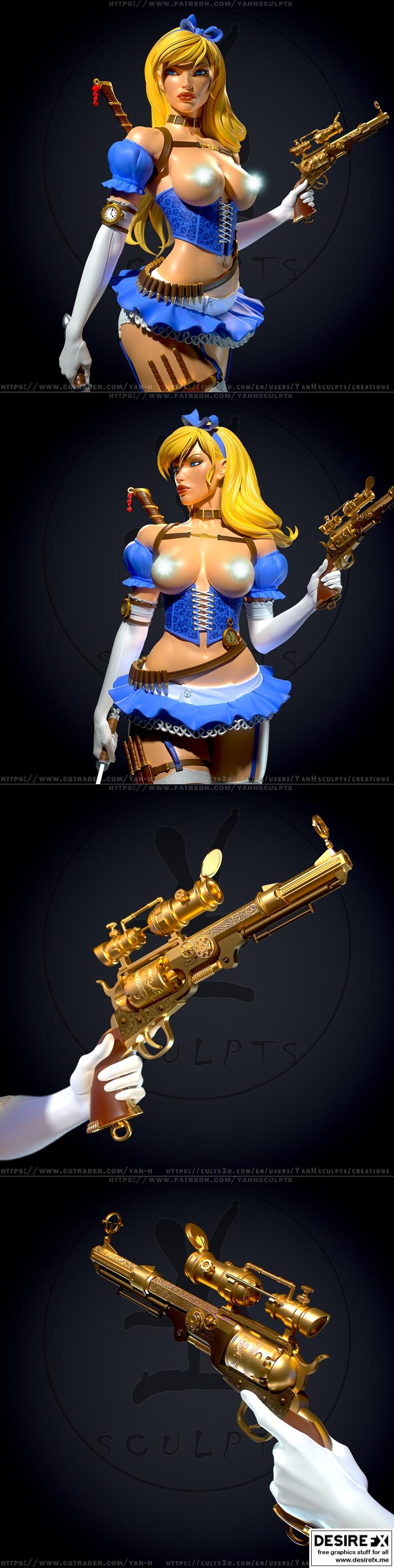 雅兰工作室 - 玩具总动员 - 白兔先生 3D打印模型|Yan H – Alice in Wonderland – 3D Print Model STL