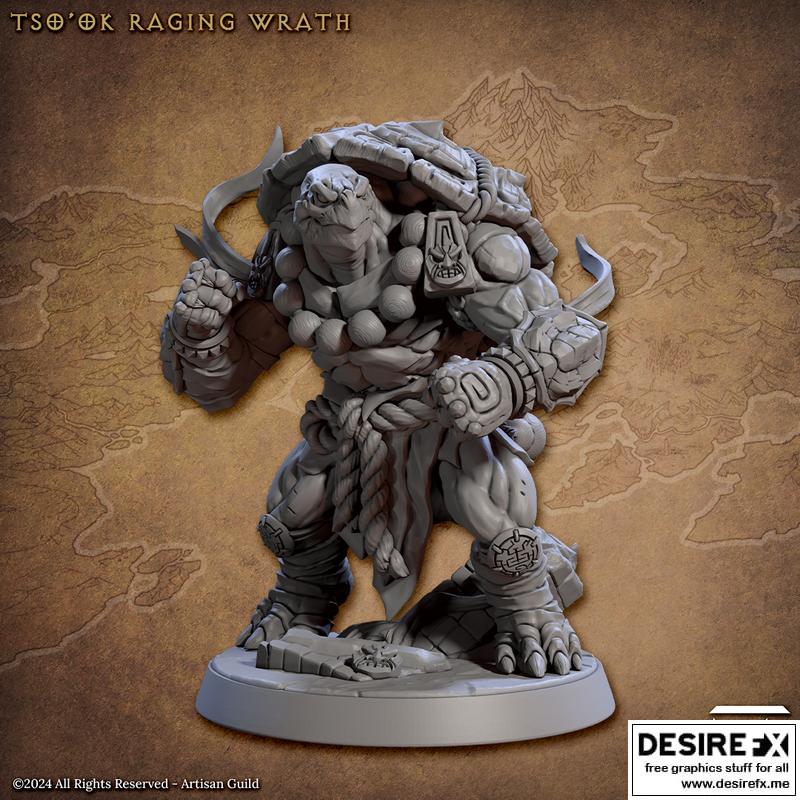 Tso'ok 愤怒之怒 3D打印模型|Tso’ok Raging Wrath – 3D Print Model
