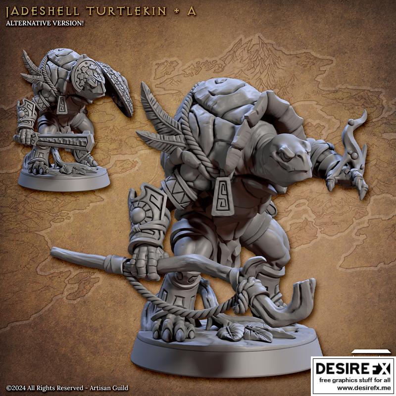 Jadeshell 3D打印turtlekin模型|Jadeshell Turtlekin A – 3D Print Model