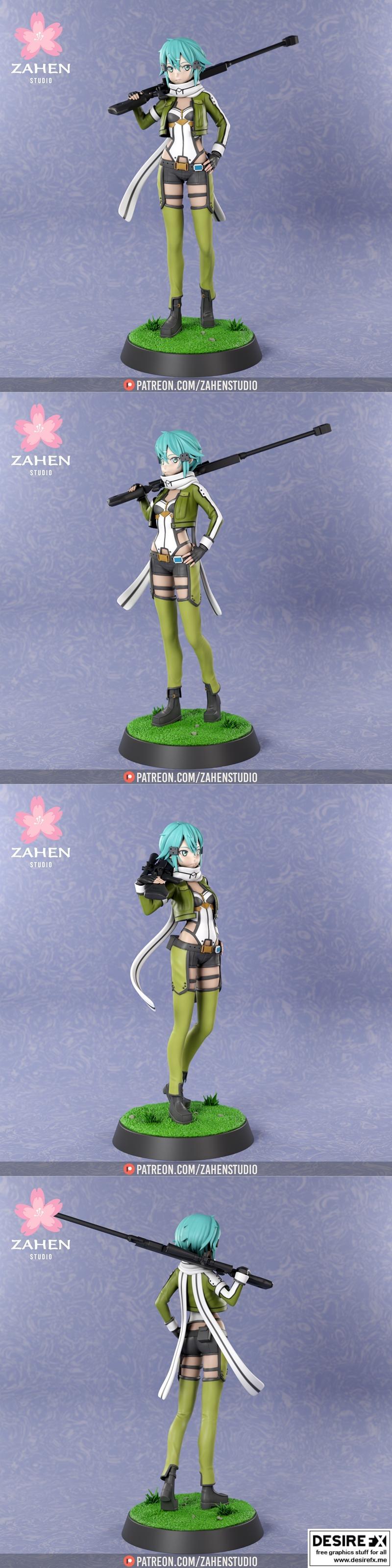 Zahen Studio - 什ION - 3D打印模型|Zahen Studio – Shion – 3D Print Model STL