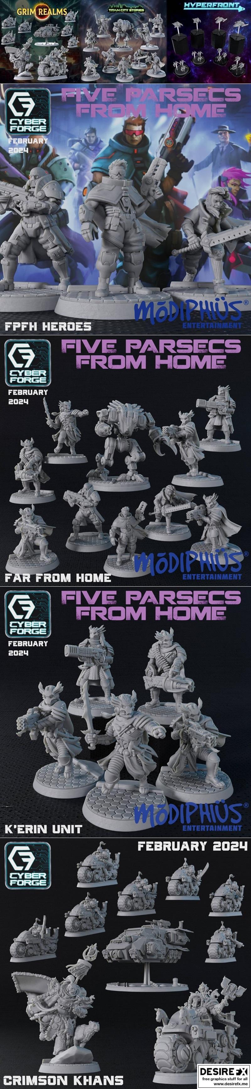 Cyber Forge – 远离家园 2024 3D打印模型|Cyber Forge – Far from Home February 2024 – 3D Print Model STL