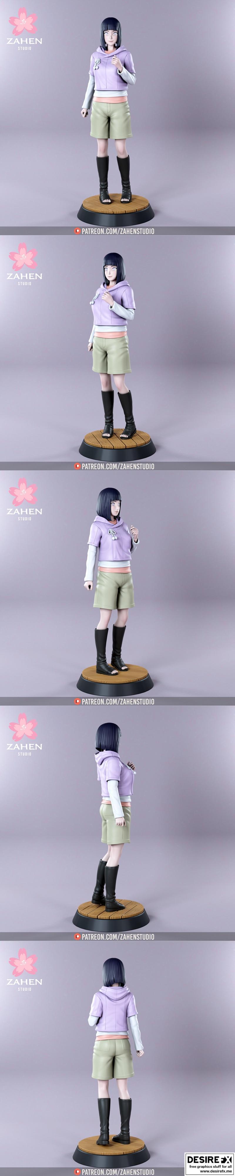 Zahen Studio - 木叶丸 - 3D打印模型|Zahen Studio – Hinata Hyuuga – 3D Print Model STL