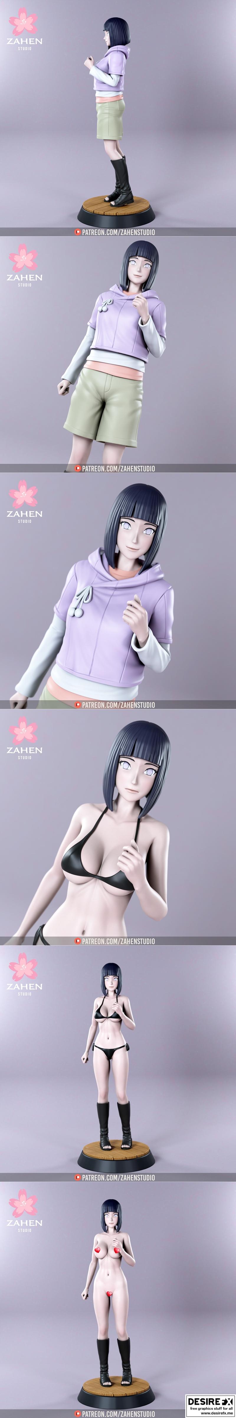 Zahen Studio - 木叶丸 - 3D打印模型|Zahen Studio – Hinata Hyuuga – 3D Print Model STL