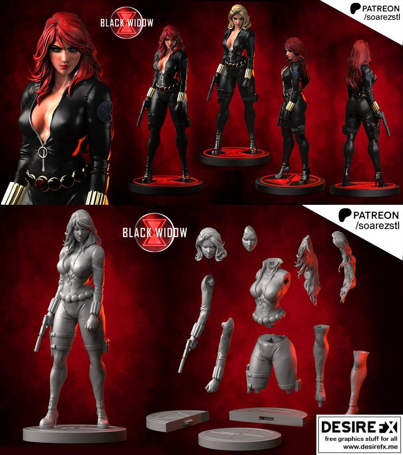 Black Widow – 3D Print Model