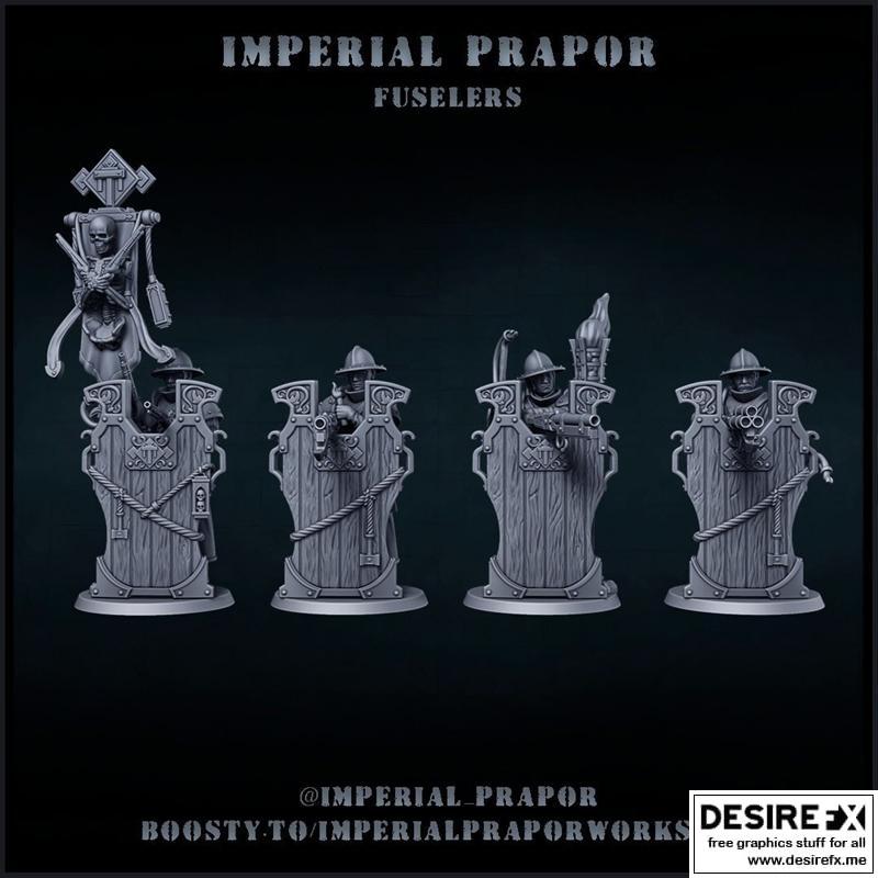 帝国近卫军——燃料手——3D打印模型|Imperial Prapor – Fuselers – 3D Print Model STL