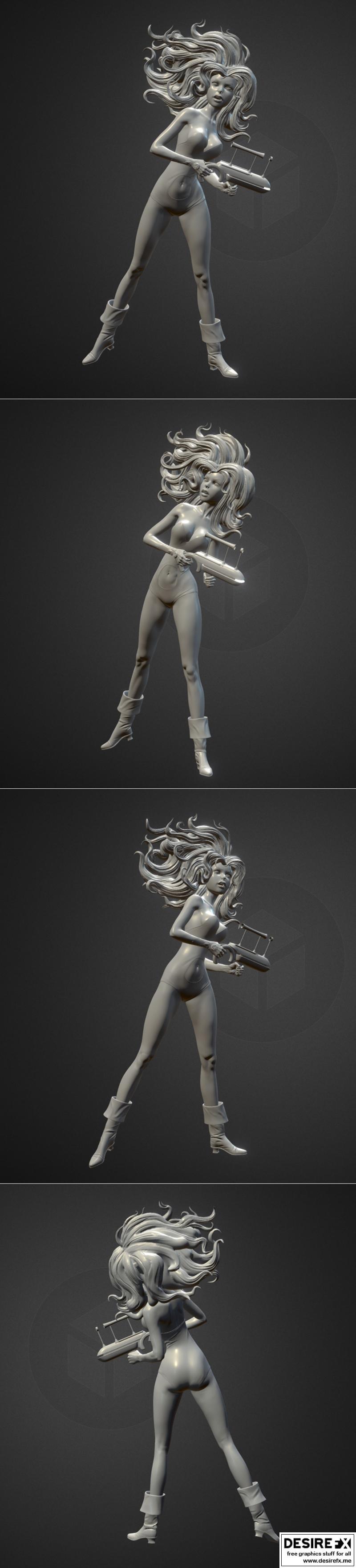 Barbarella 3D打印模型|Barbarella – 3D Print Model STL