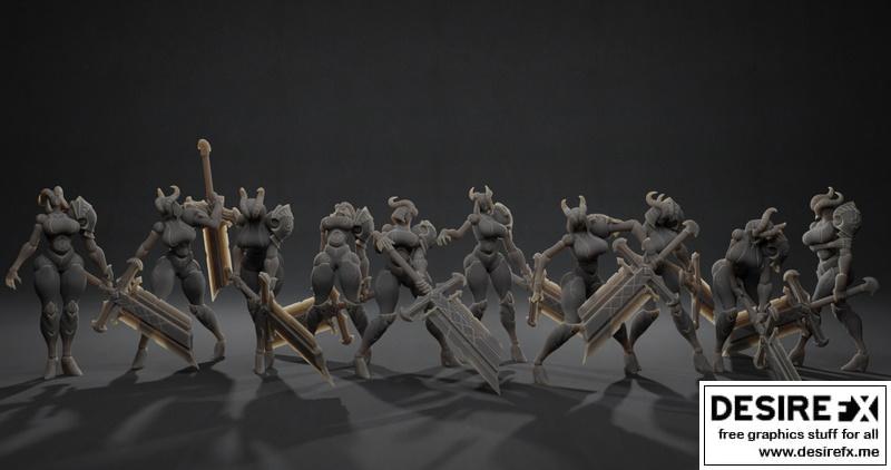 Pustir – 3D打印模型：动漫游戏角色立体造型|Pustir – 3D Print Model