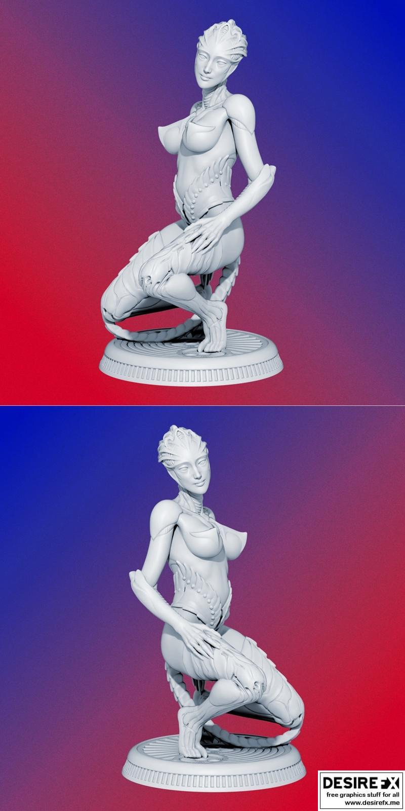 外星女巫 3D打印模型|Alien Enchantress – 3D Print Model STL