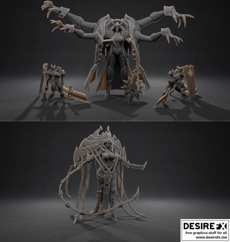 Mad’s Minis – 多尔图洛与卢斯蒙的化身 3D打印模型|Mad’s Minis – Avatar of Dolutor and Lusmon Avatar – 3D Print Model STL