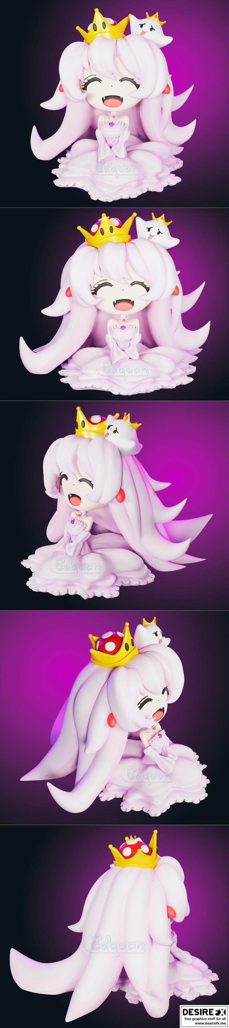 公主国王鬼屋 3D打印模型|Princess King Boo – 3D Print Model STL