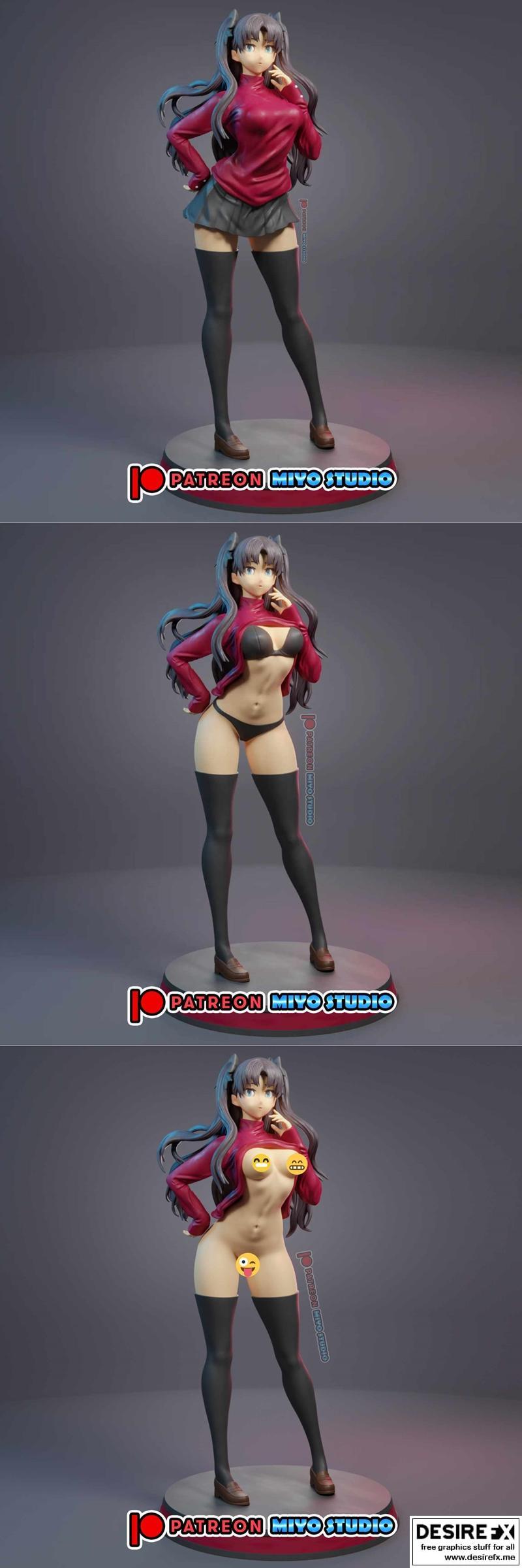 Miyo Studio - 《转生贤者》里欧斯卡 - 3D打印模型|Miyo Studio – Rin Tohsaka – 3D Print Model STL