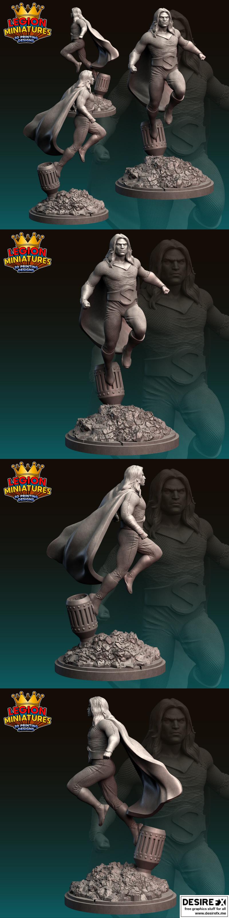 漫威危机协议 - 神盾 - 3D打印模型|Marvel Crisis Protocol – Sentry – 3D Print Model