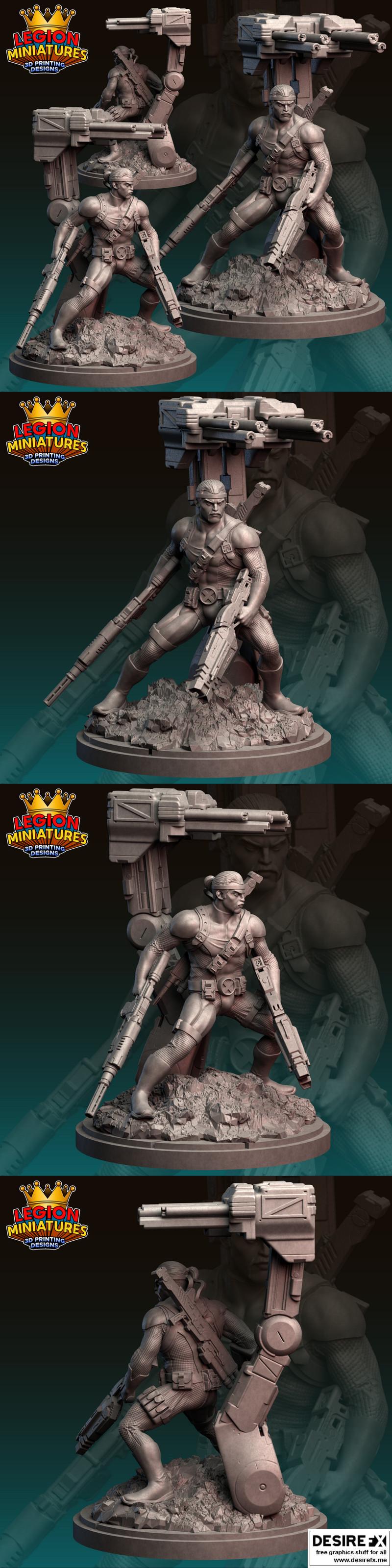 漫威危机协议：forge 3D打印模型|Marvel Crisis Protocol – Forge – 3D Print Model