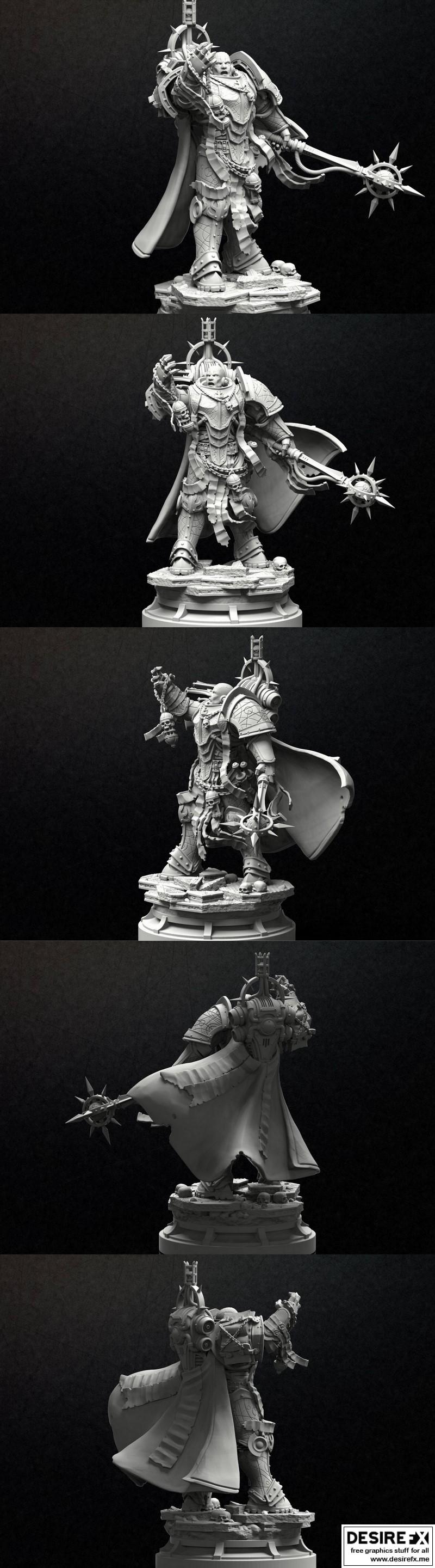 词之骑士——3D打印模型|The Word Knight – 3D Print Model