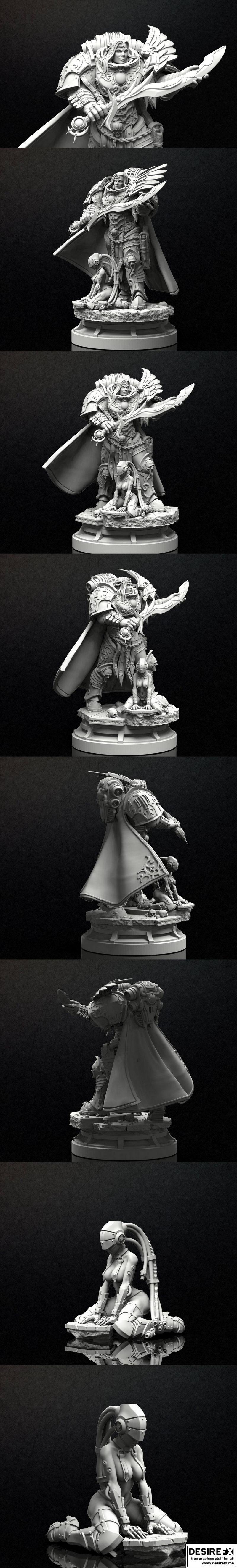 紫罗兰骑士 3D打印模型|The Purple Knight – 3D Print Model