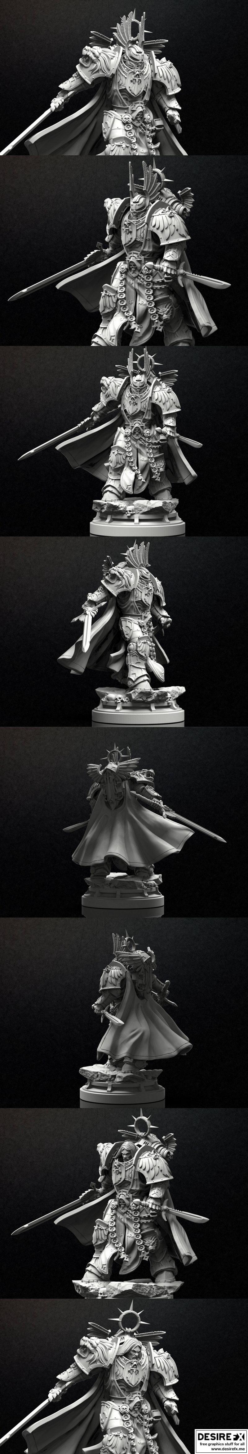 3D打印模型：《兽王斩击骑士》|The Beast Slayer Knight – 3D Print Model