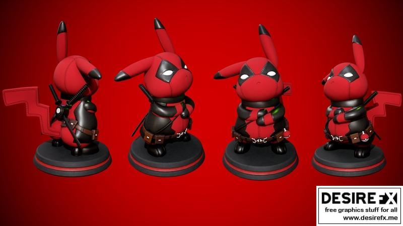 皮卡丘泳池 3D打印模型|Pikachupool Pikapool – 3D Print Model STL