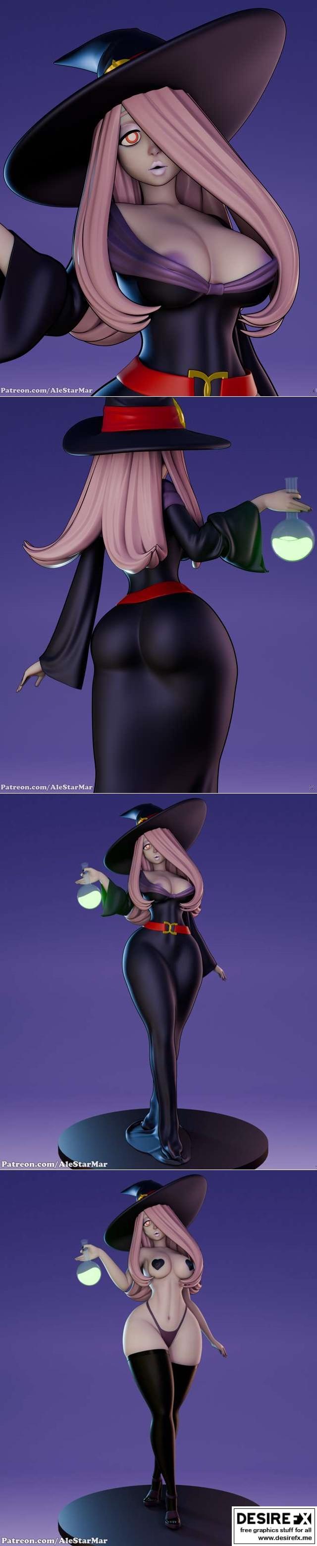 AleStarMar工作室创作的动漫角色3D打印模型苏西|AleStarMar – Sucy – 3D Print Model STL