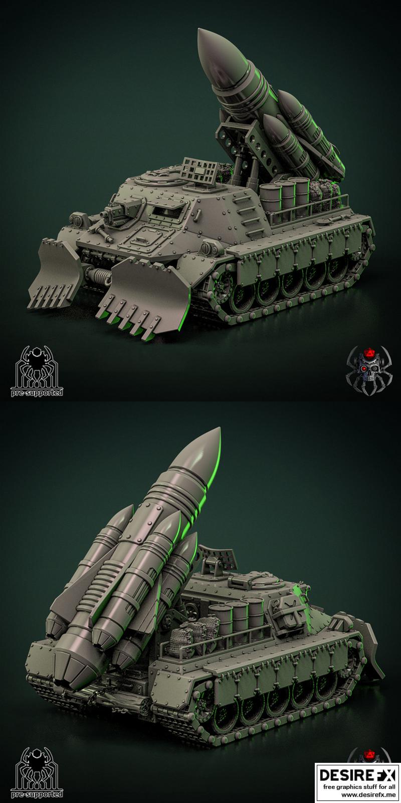 地狱打击步兵支援车 - 3D打印模型|Hellstrike Infantry Support Vehicle – 3D Print Model