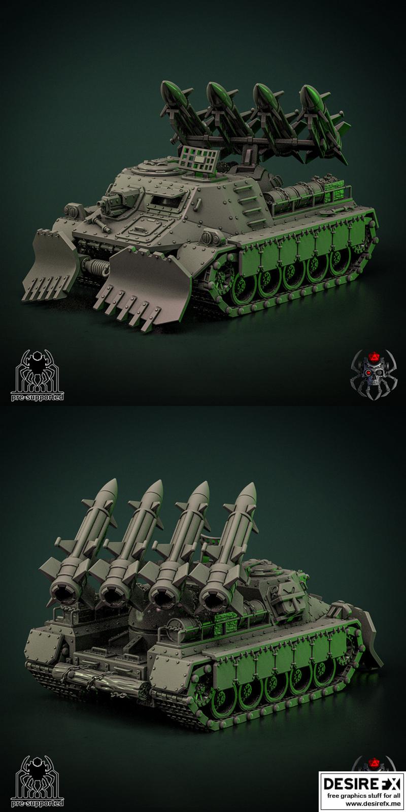3D打印模型：步兵支援车|Hail Infantry Support Vehicle – 3D Print Model