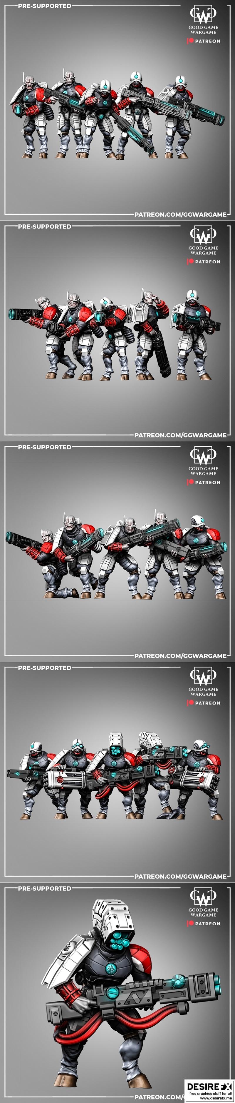 战地游戏2024版 3D打印模型 STL|Good Game Wargam January 2024 – 3D Print Model STL