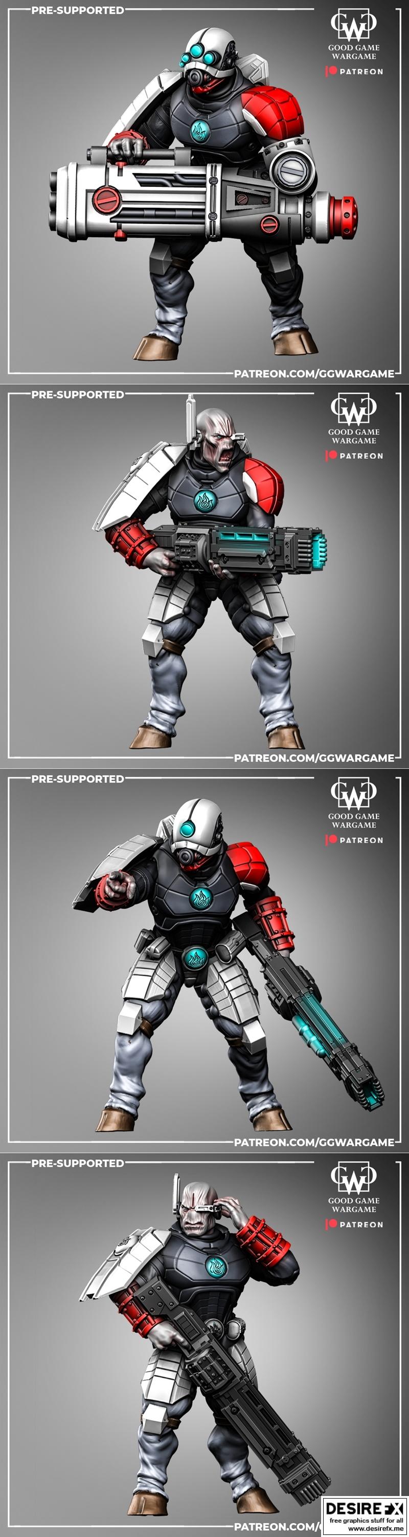 战地游戏2024版 3D打印模型 STL|Good Game Wargam January 2024 – 3D Print Model STL