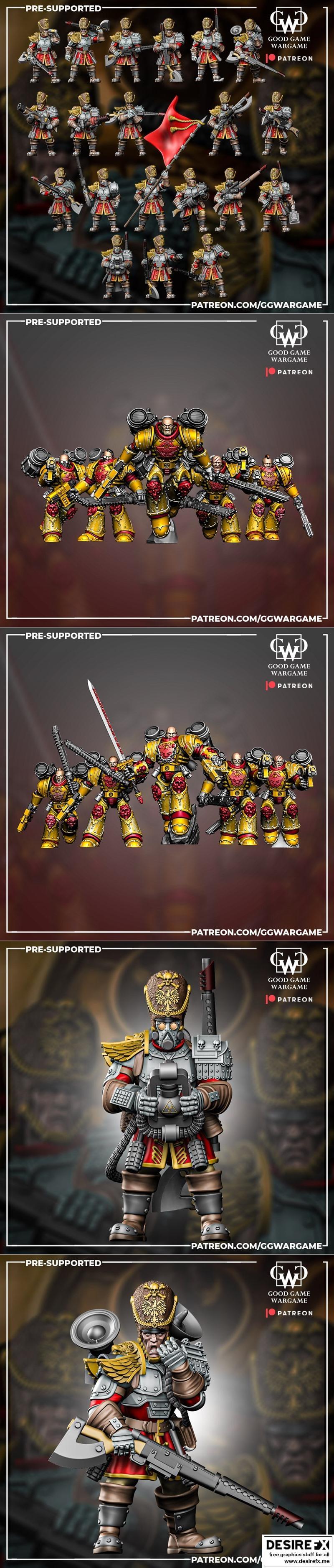 战棋游戏《战地》2023年3D打印模型|Good Game Wargam December 2023 – 3D Print Model STL