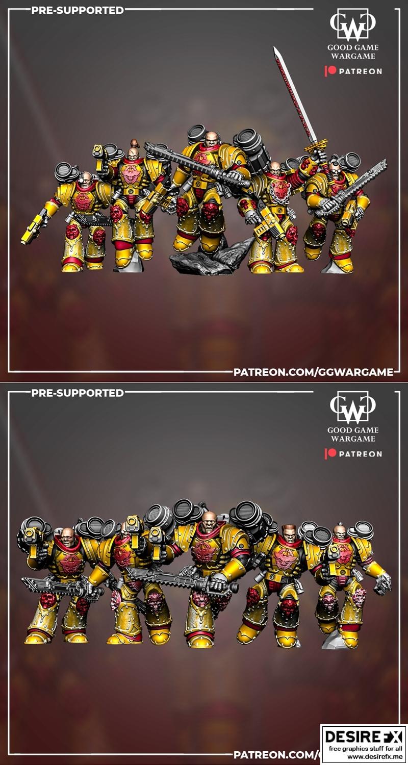 战棋游戏《战地》2023年3D打印模型|Good Game Wargam December 2023 – 3D Print Model STL