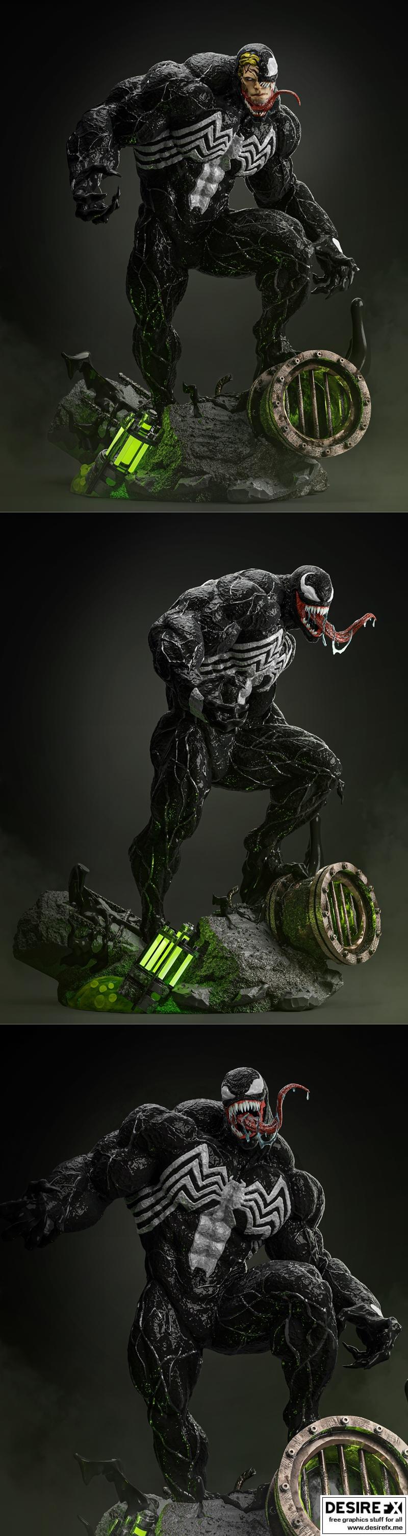 ZEZ工作室 Venom 3D打印模型|ZEZ Studios – Venom – 3D Print Model STL